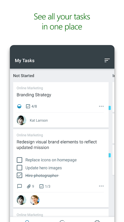 Microsoft Planner Tangkapan skrin 1