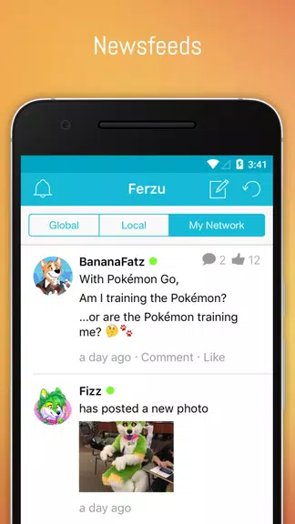 FERZU - Furries Social Network Zrzut ekranu 2