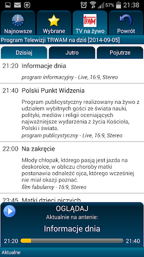 TV Trwam i Radio Maryja Polska 스크린샷 2