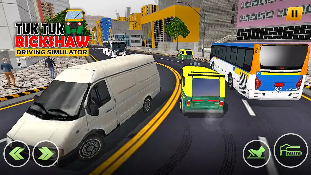 Tuk Tuk Rickshaw Auto Driving Zrzut ekranu 2