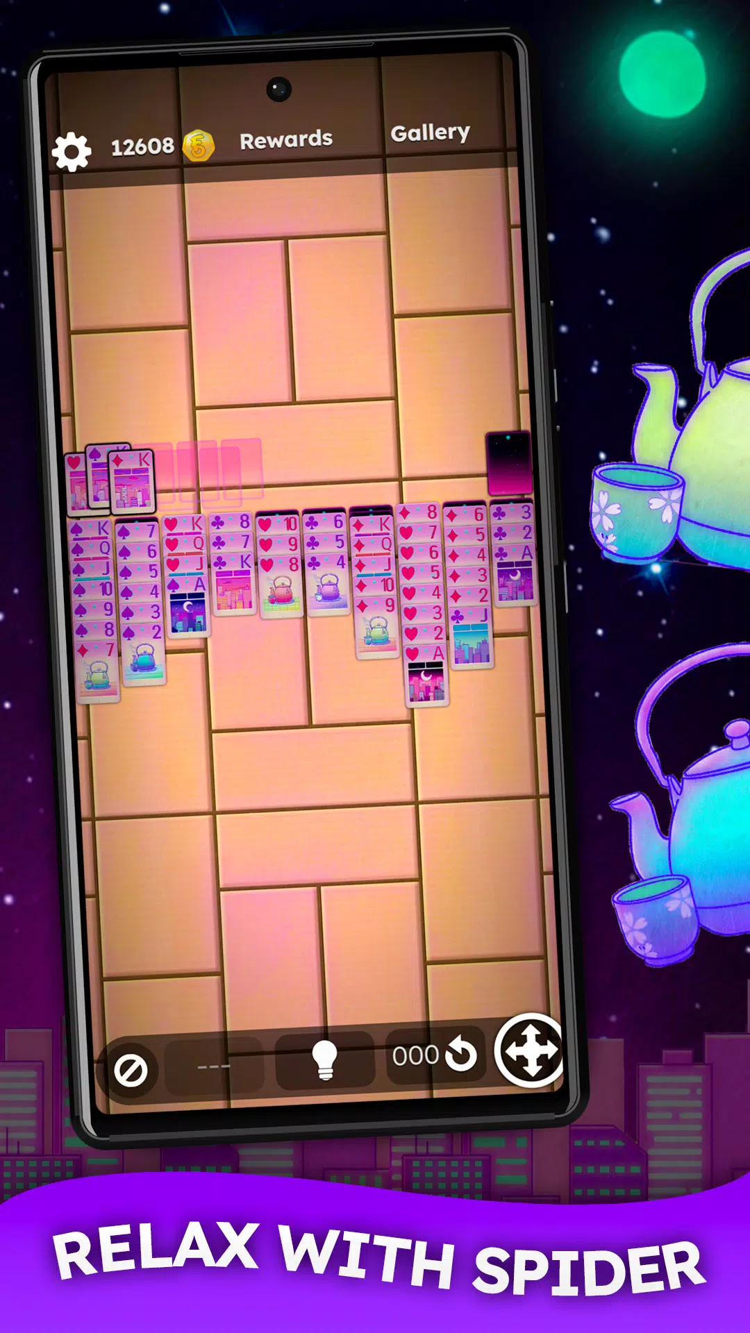 FLICK SOLITAIRE - Cozy Cards Screenshot 1