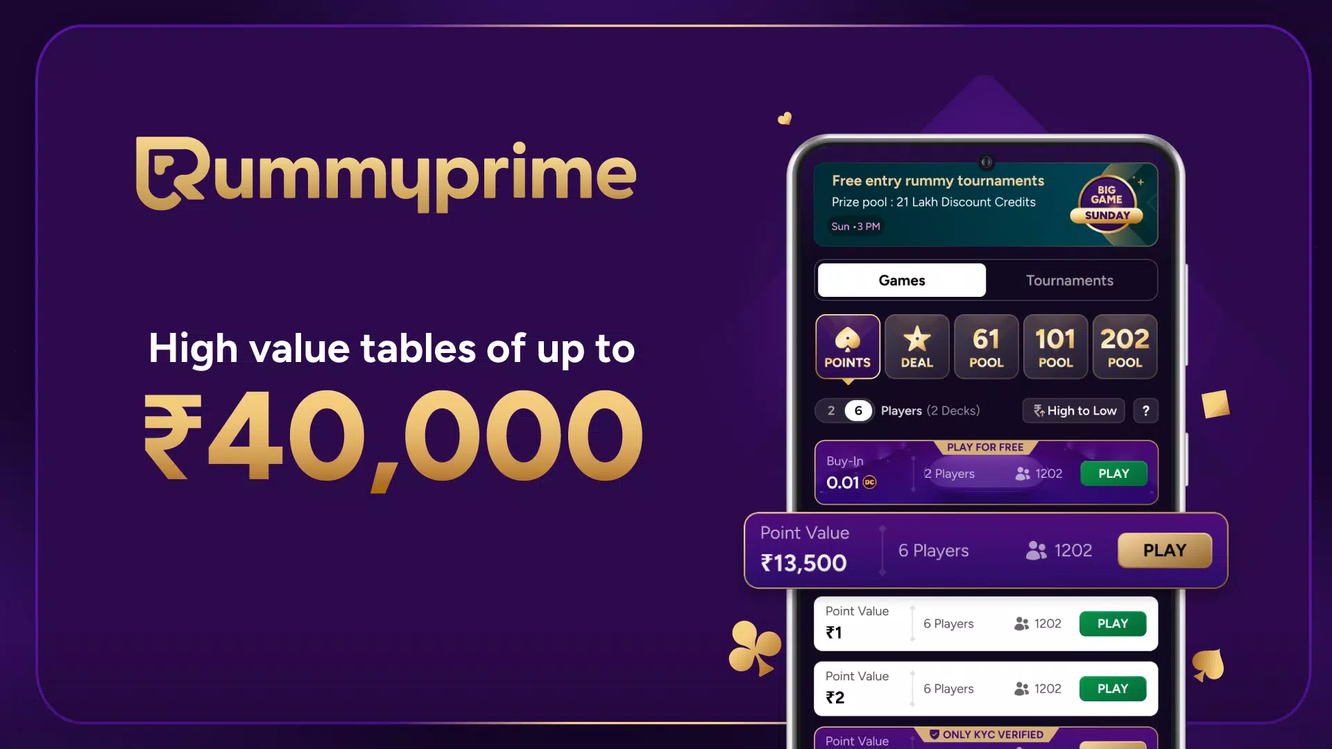 RummyPrime - Rummy Cash Game Captura de tela 2