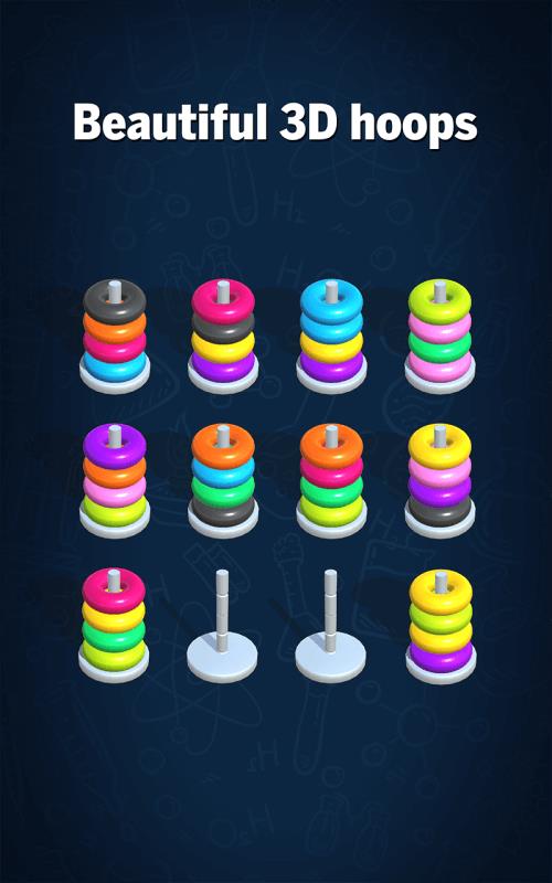 Hoop Sort Puzzle: Color Ring ภาพหน้าจอ 3