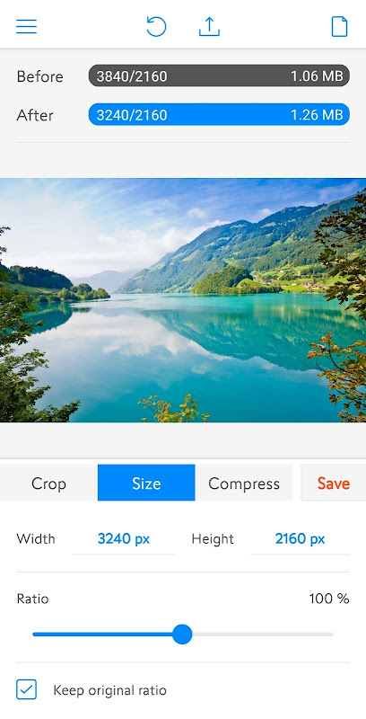 Image Compressor and Resizer স্ক্রিনশট 0