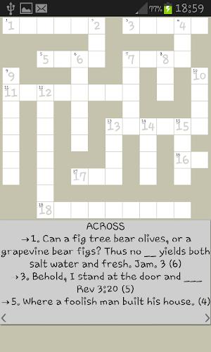 Bible Crossword 螢幕截圖 3