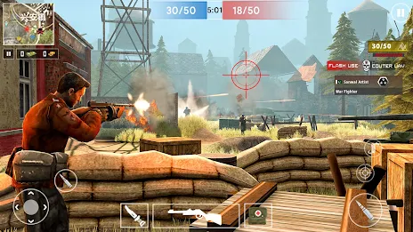 Gun Shooter Offline Game WW2: Screenshot 0