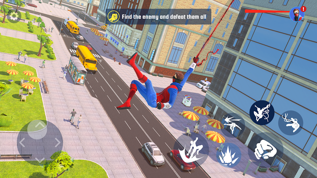Schermata Spider Fighting: Hero Game 1