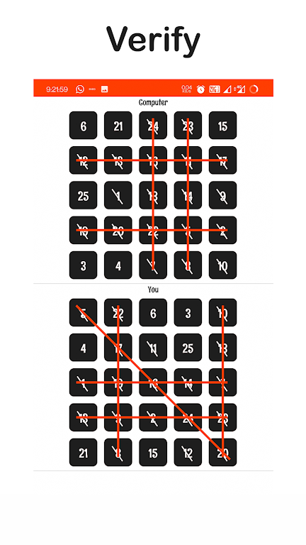 Bingo Simple 螢幕截圖 3