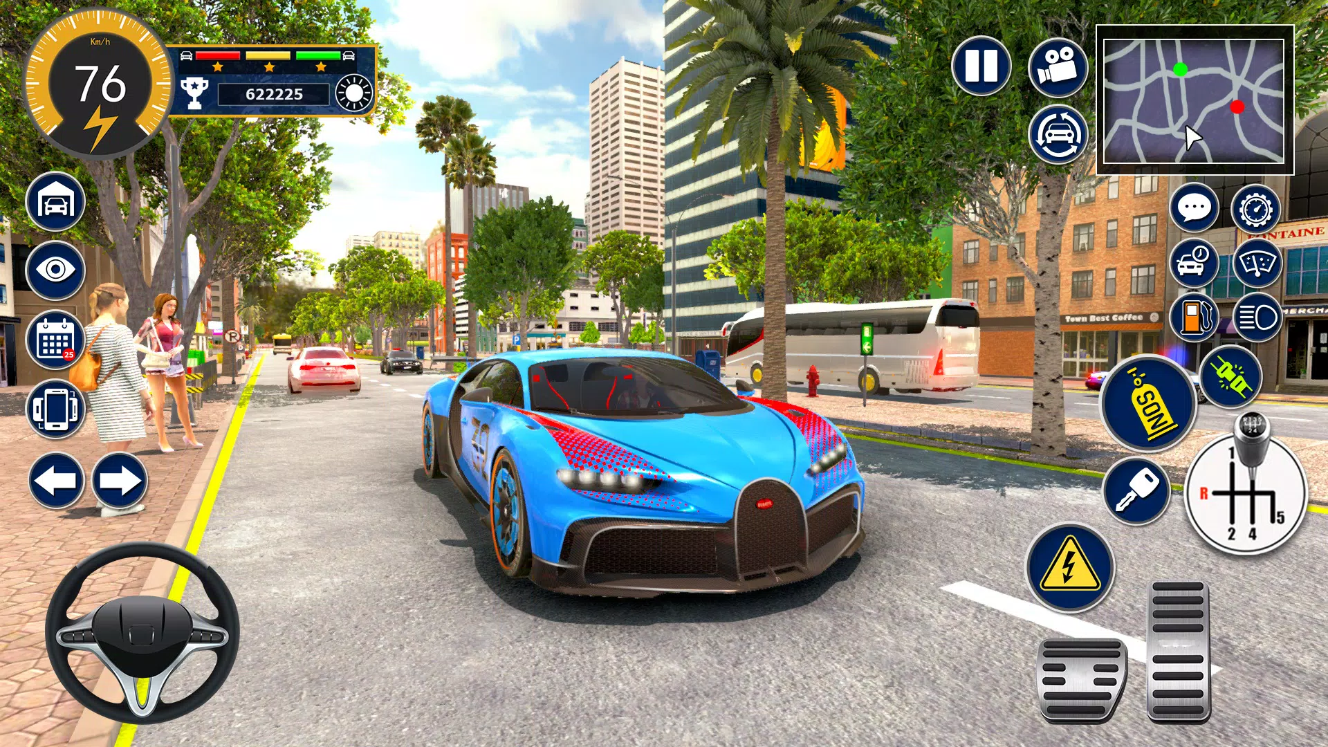 Bugatti Game Car Simulator 3D स्क्रीनशॉट 2