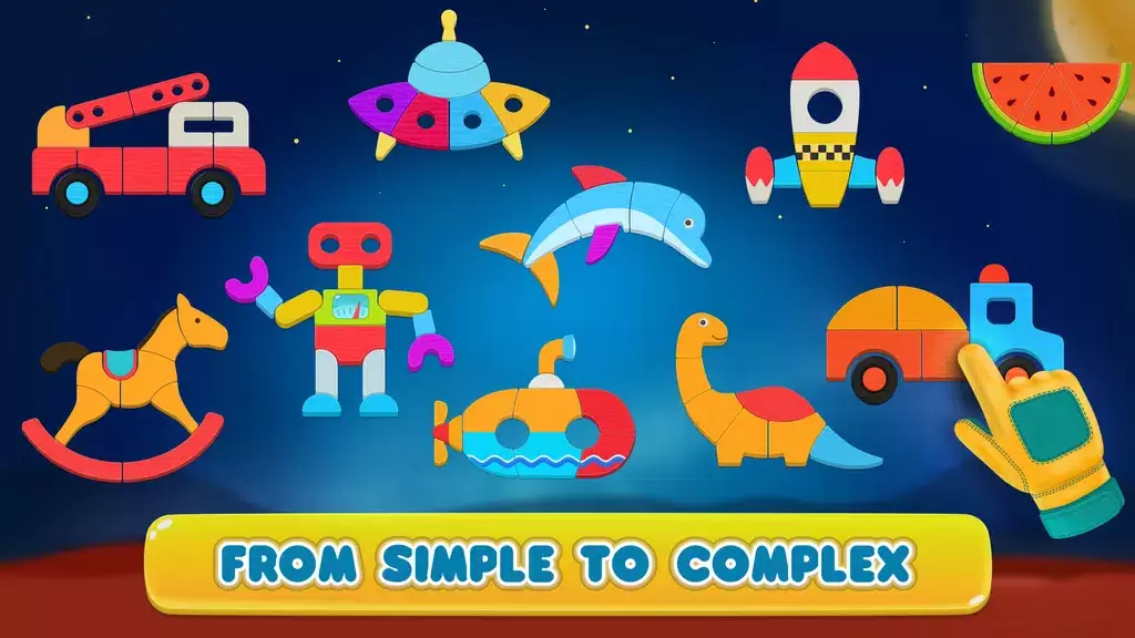 Cosmo Shapes Puzzles for kids 螢幕截圖 2