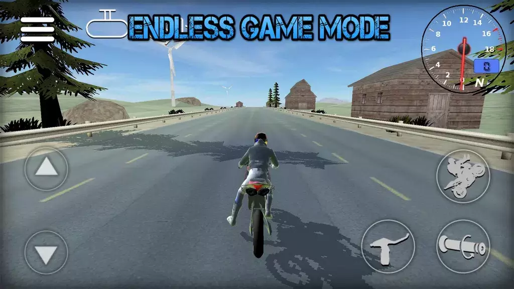 Wheelie Bike 3D game Zrzut ekranu 2