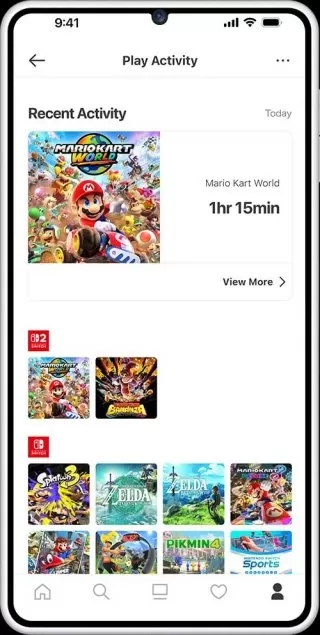 скриншот Mario Kart и его статистики