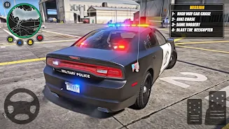 Police Car Chase Criminal Game Capture d'écran 1