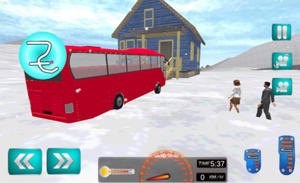 Bus Driving Hill Station Sim Captura de pantalla 3