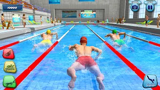 Aqua swimming pool racing 3D Скриншот 2