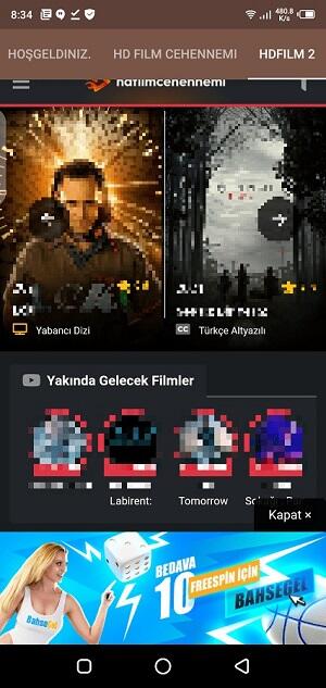 HDFilmcehennemi apk 最新版本