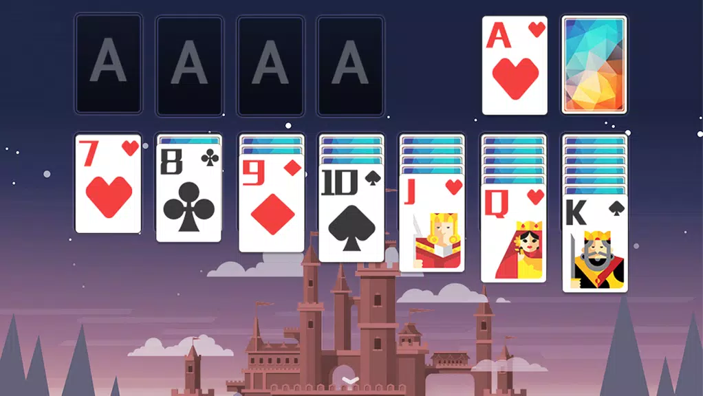 Solitaire FairyTaleCastleTheme 螢幕截圖 2