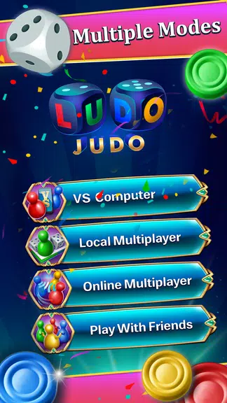 Ludo Judo - New Ludo Game of 2 Captura de tela 0