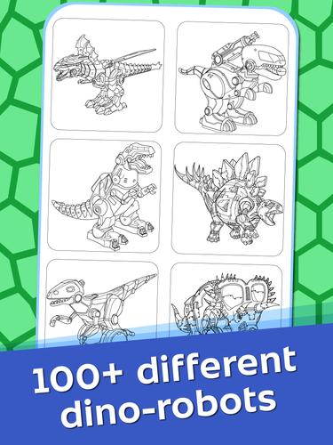 Dino Robots Coloring for Boys 螢幕截圖 2