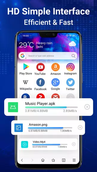 Web Browser - Fast & Privacy স্ক্রিনশট 1