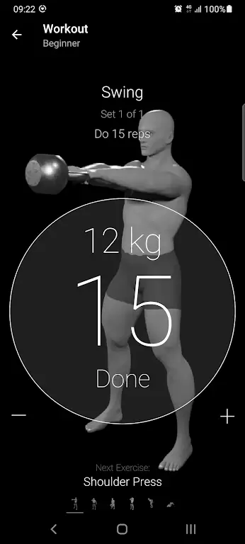 Kettlebell Home Workout স্ক্রিনশট 3