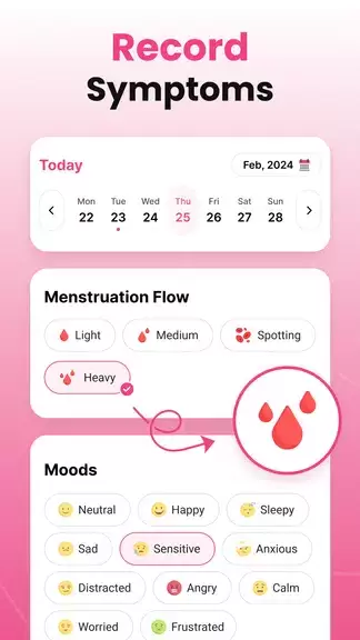 Period Tracker Ovulation Cycle Captura de tela 2