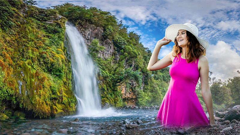 Waterfall Photo Editor frame ဖန်သားပြင်ဓာတ်ပုံ 3