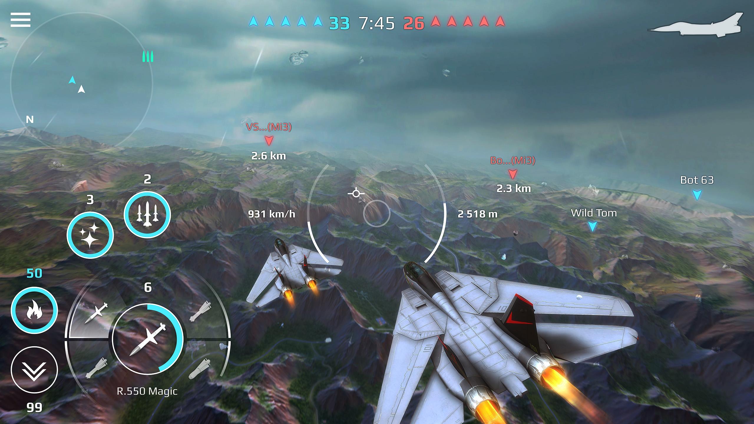 Sky Combat: War Planes Online स्क्रीनशॉट 3