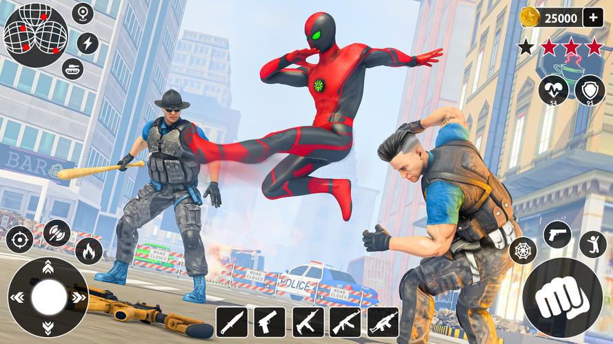 Rope Spider Hero: Spider Games Скриншот 3