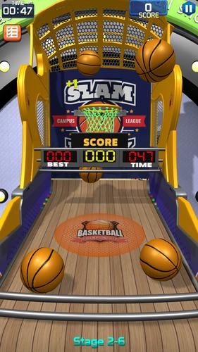 Flick Basketball Stages Ảnh chụp màn hình 2