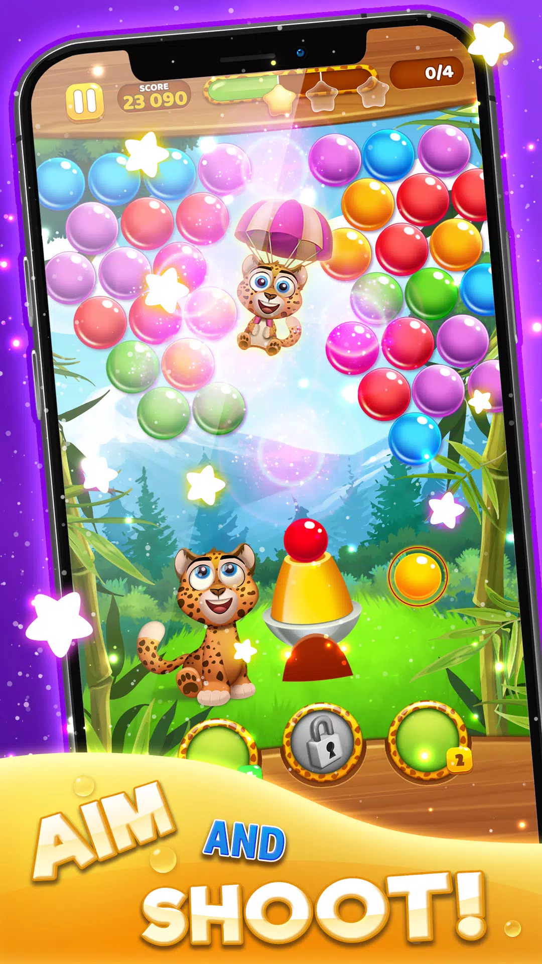 Bubble Pop: Wild Rescue Captura de pantalla 1