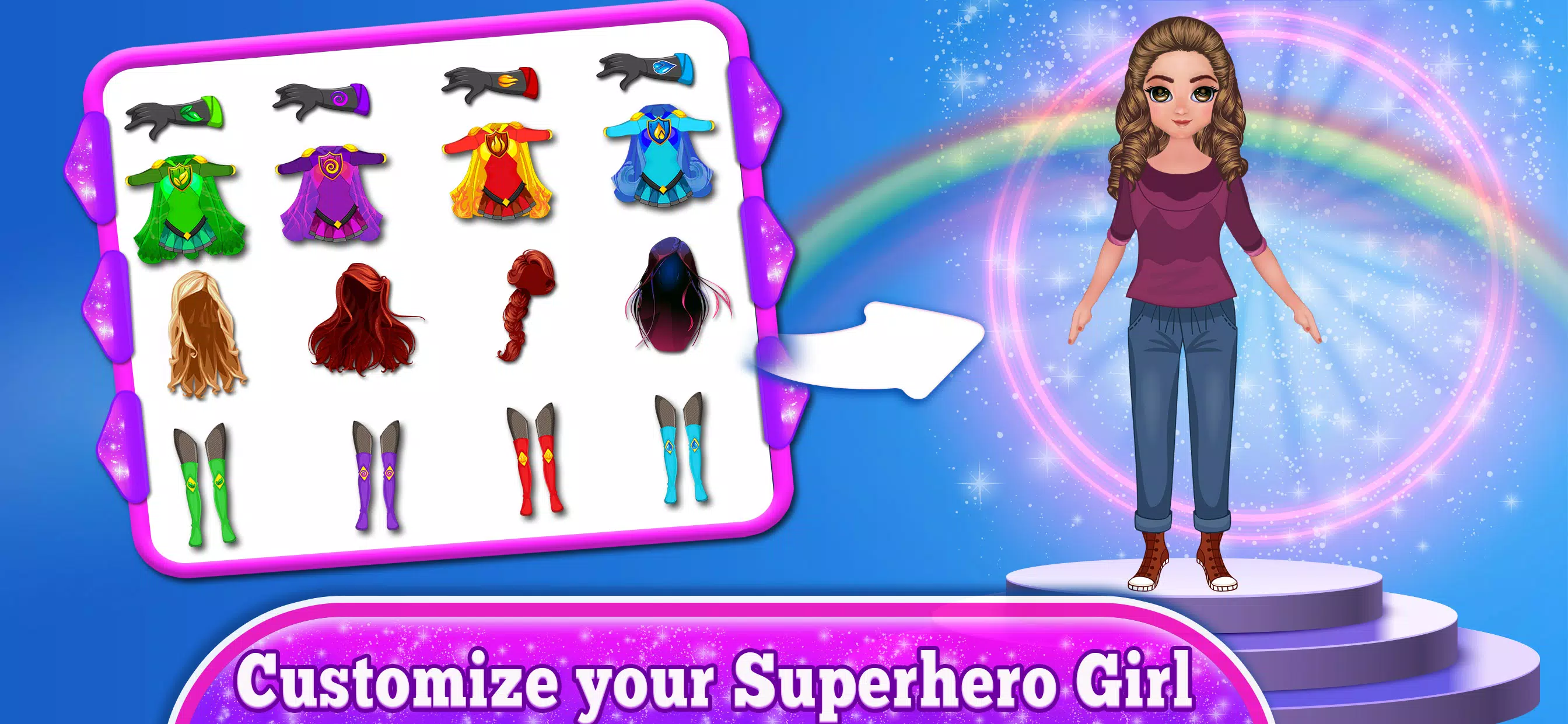 Super hero Girls: Power Games 스크린샷 2
