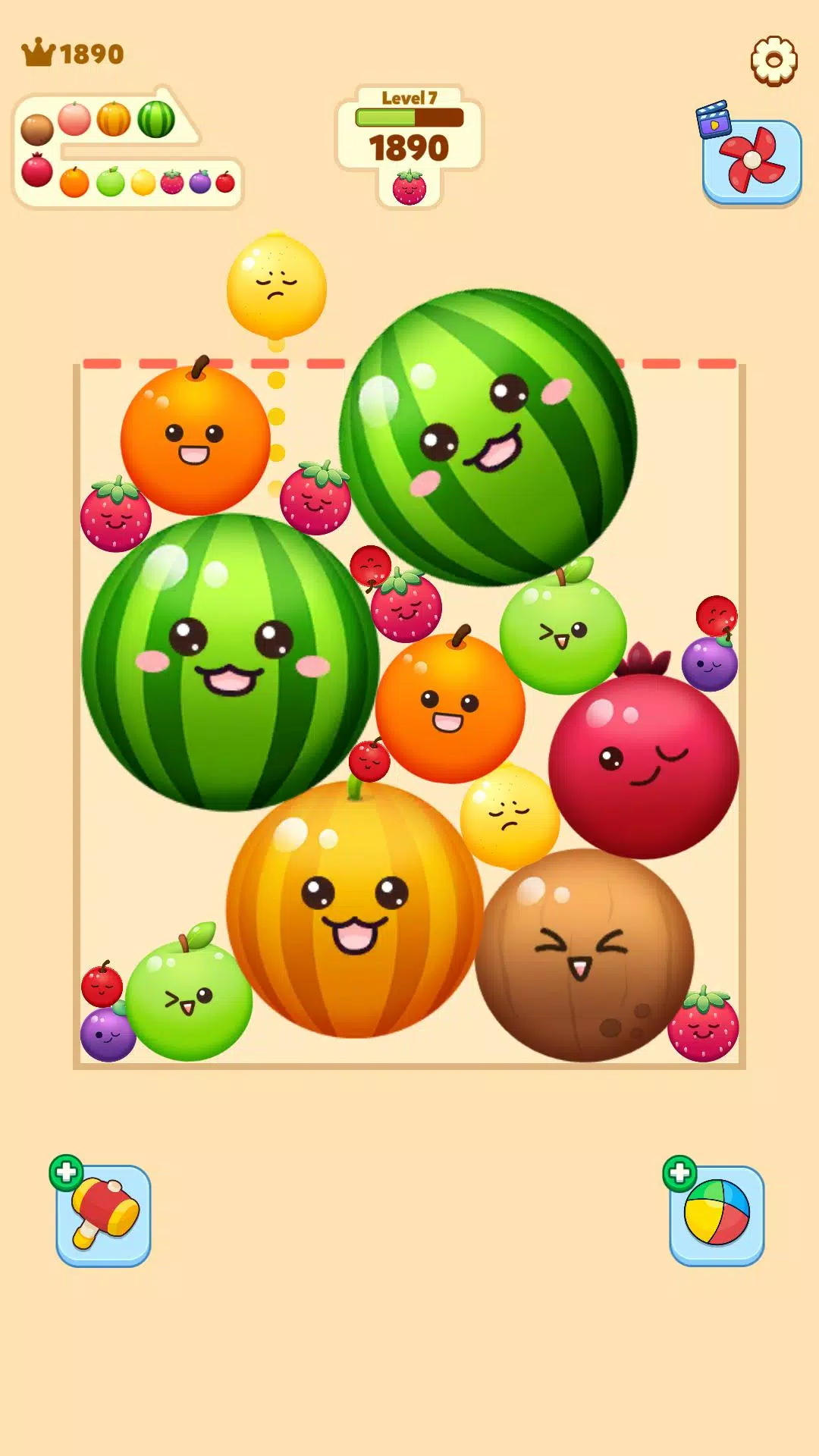 Fruit Merge ภาพหน้าจอ 1