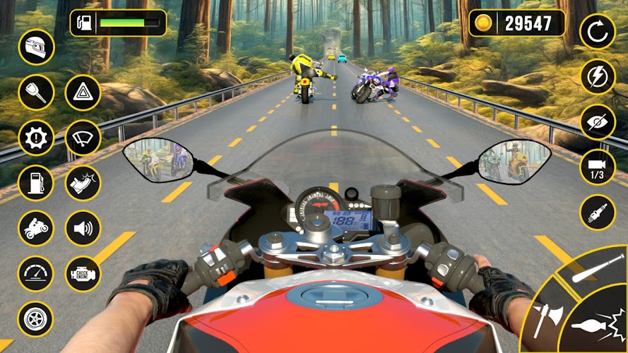 Moto Attack - Bike Racing Game ภาพหน้าจอ 2