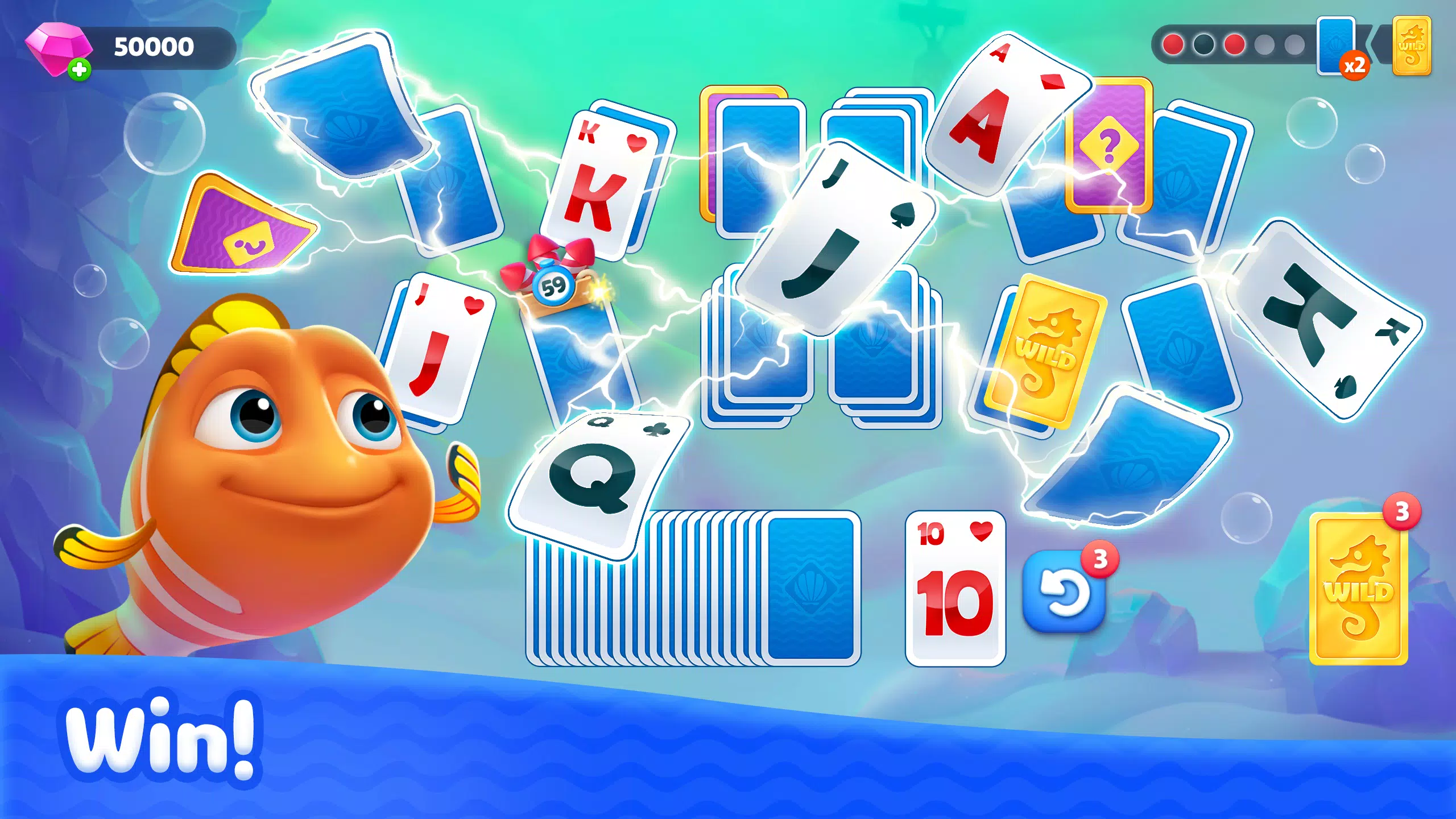 Fishdom Solitaire ภาพหน้าจอ 2