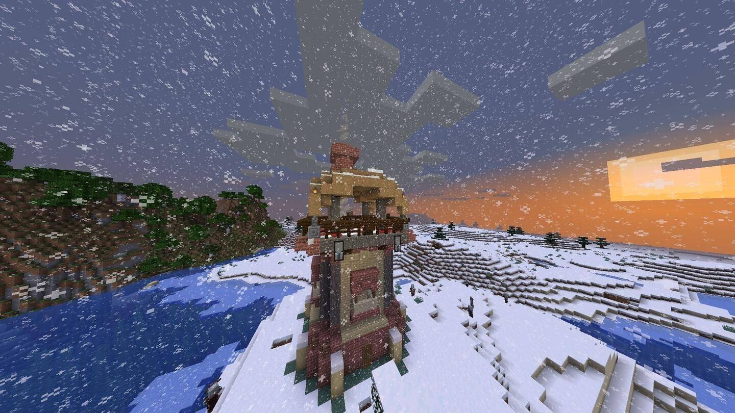 Seme di bioma di neve di Minecraft