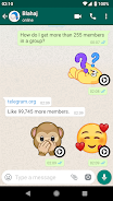 Animated Emojis WAStickerApps Captura de tela 2