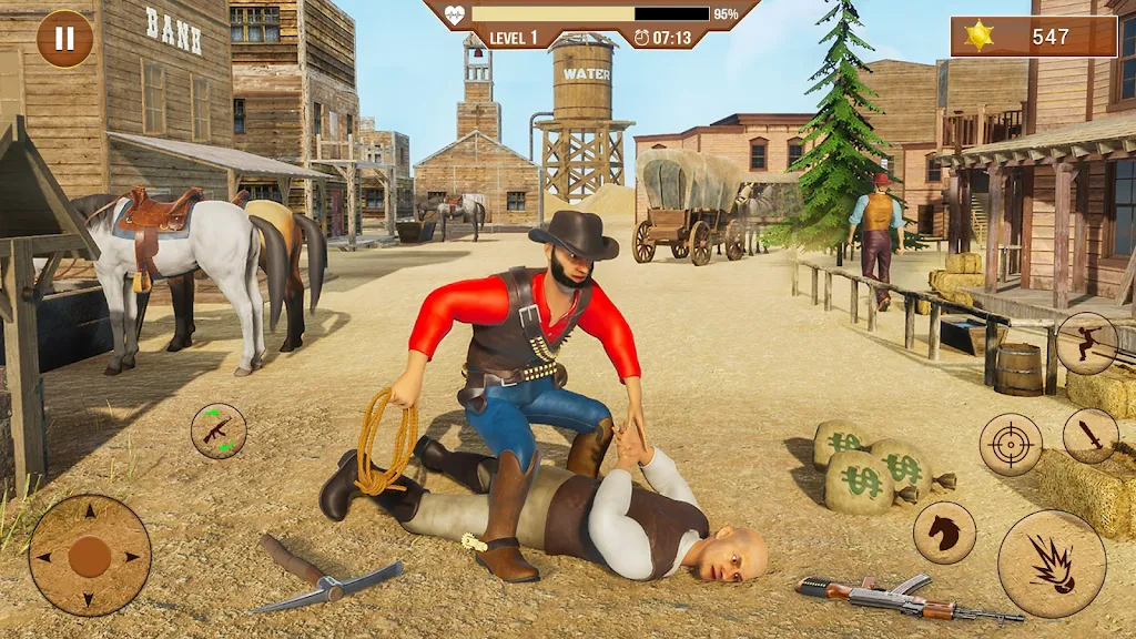 West Cowboy Shooting Games 3D 스크린샷 1