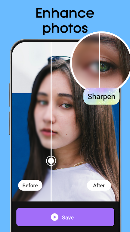 AI Photo Enhancer Editor Schermafbeelding 1