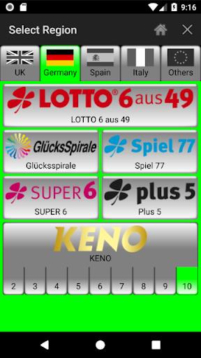 Lotto Number Generator for EUR Ảnh chụp màn hình 2