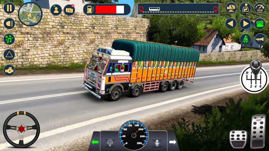 Indian Truck Drive Lorry Games 螢幕截圖 1
