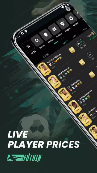 FUTBIN 24 Database & Draft Capture d'écran 0