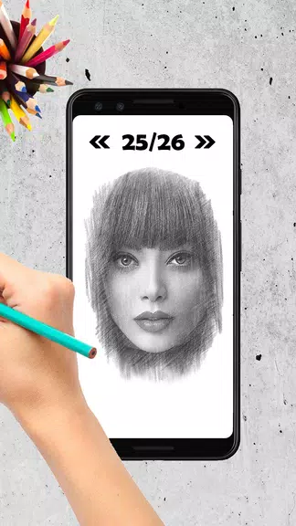 How To Draw A Face Ảnh chụp màn hình 1