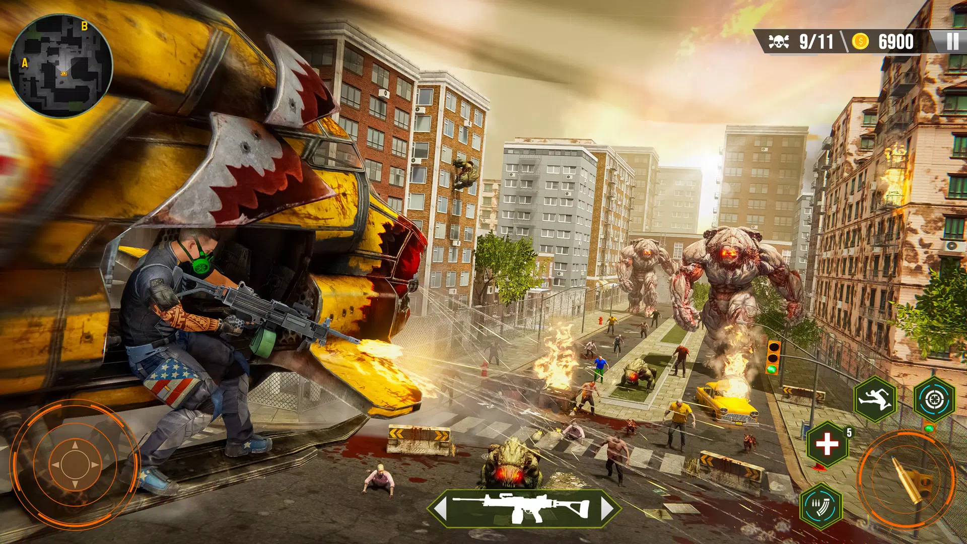 Dead Zombie Gun Shooter Games 螢幕截圖 1