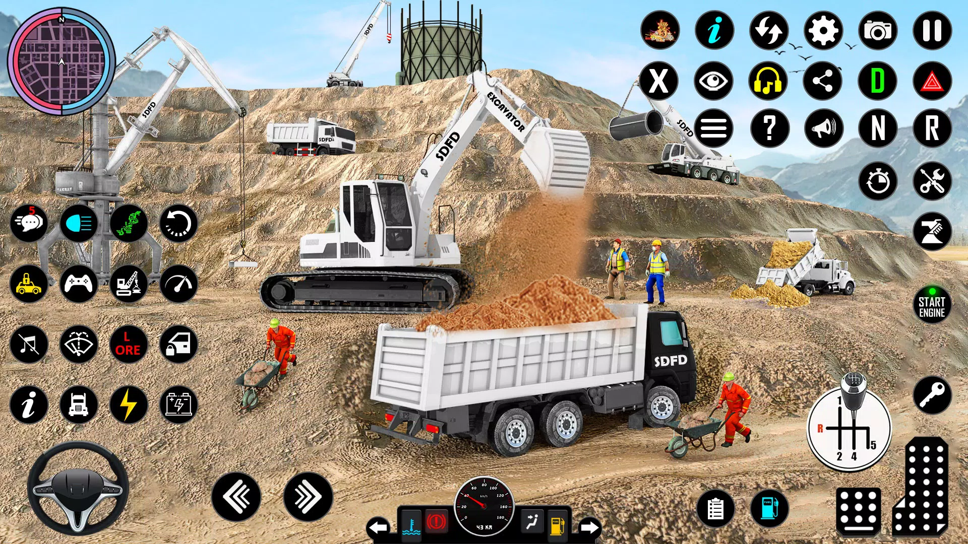 Snow Excavator Simulator Game Скриншот 0