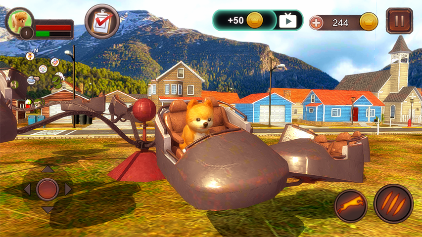 Pomeranian Dog Simulator 螢幕截圖 3