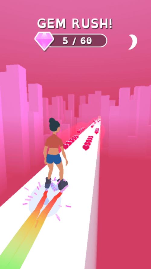 Sky Roller: Rainbow Skating ဖန်သားပြင်ဓာတ်ပုံ 1