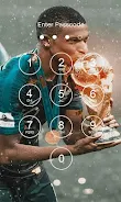 Kylian Mbappe Lock Screen स्क्रीनशॉट 2