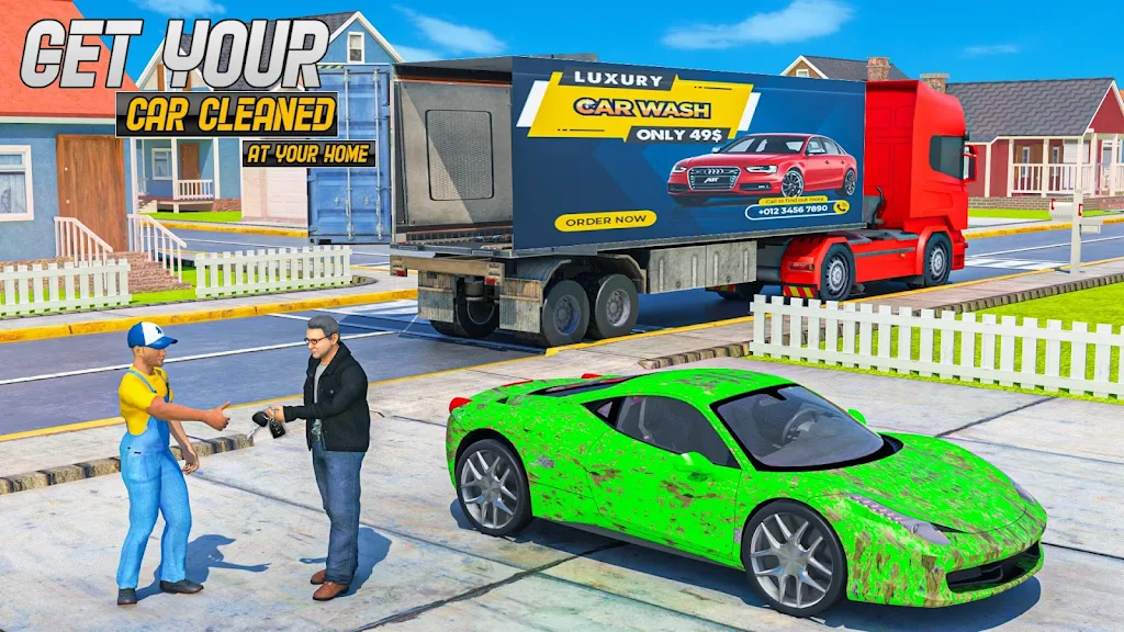 Mobile Car Wash: Car Games 3d Screenshot 0