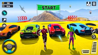 GT Car Stunt Game:Car Games 3D Скриншот 0